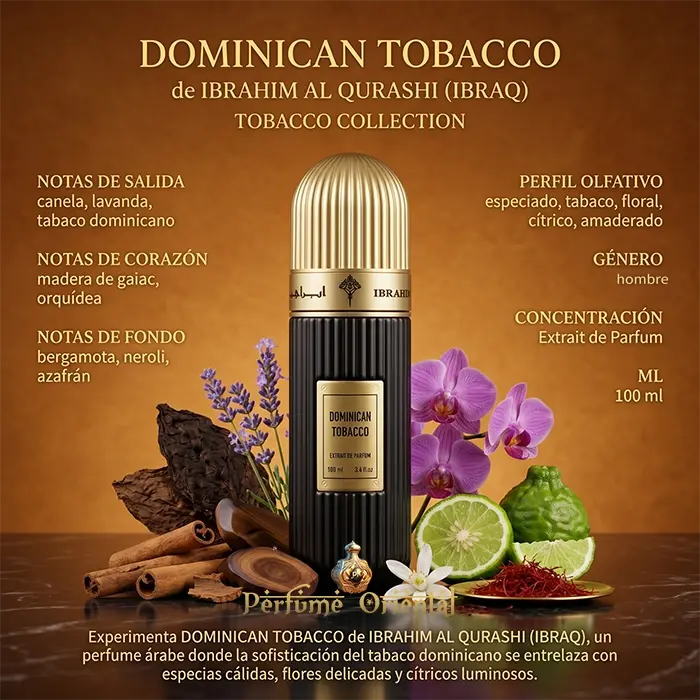 DOMINICAN TOBACCO de IBRAHIM AL QURASHI (IBRAQ)-100ml -Hombre - Image 3